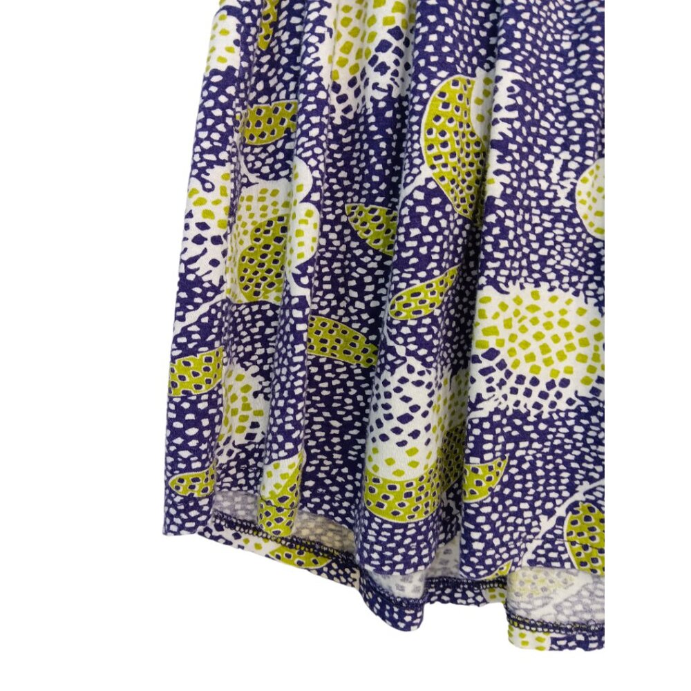 Ezekiel Women's -Baby Doll Tank Top- Purple Green White Small - Picture 6 of 16